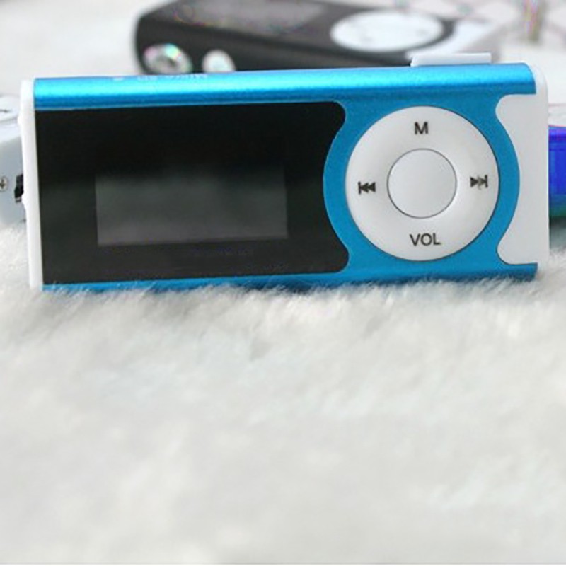 Máy Nghe Nhạc Mp3 Mini Có Màn Hình Lcd Hỗ Trợ Thẻ Nhớ Tf