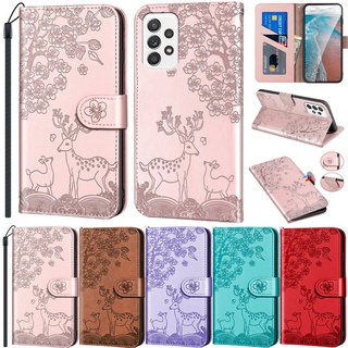 Ốp Điện Thoại Da Pu Mềm Kiểu Ví Đế Lật Cho Samsung Galaxy A52S A52 4G A72 4G A51 A71 A21s A02S A12 F12 M12 A32 5G A52 5G