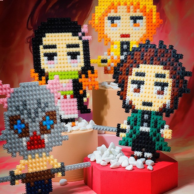 Khối Đồ Chơi Lắp Ráp Nhân Vật Hoạt Hình Demon Slayer