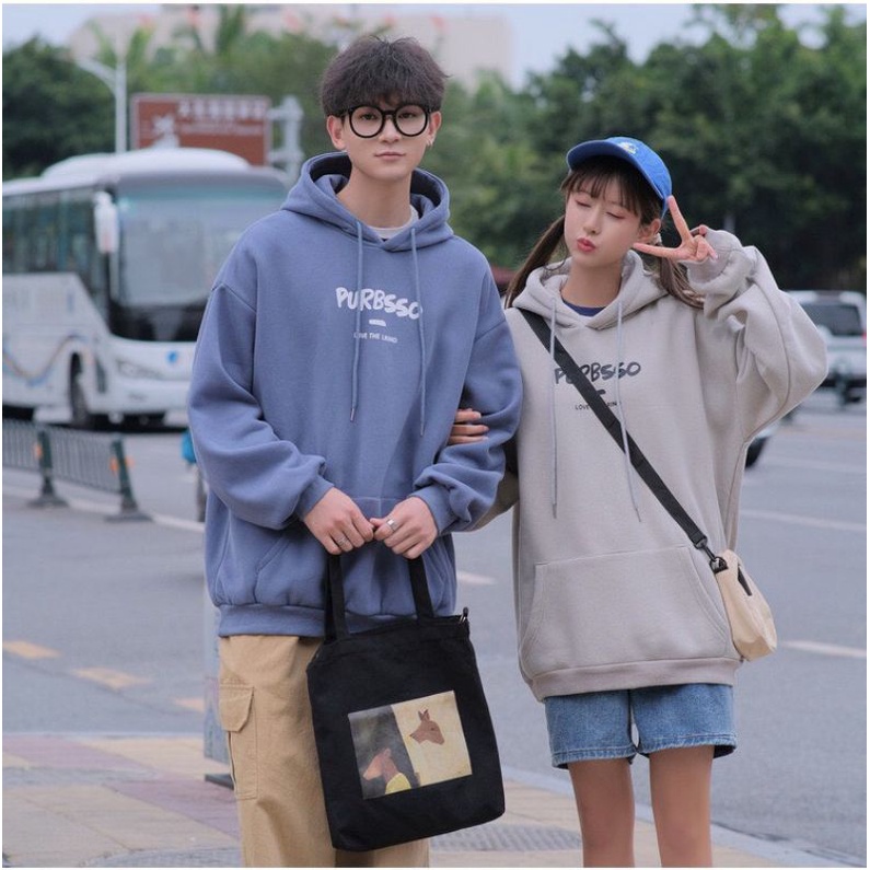 Áo hoodie nam nữ PURB,Áo sweater nỉ nam nữ from rộng - maianhxinh1x