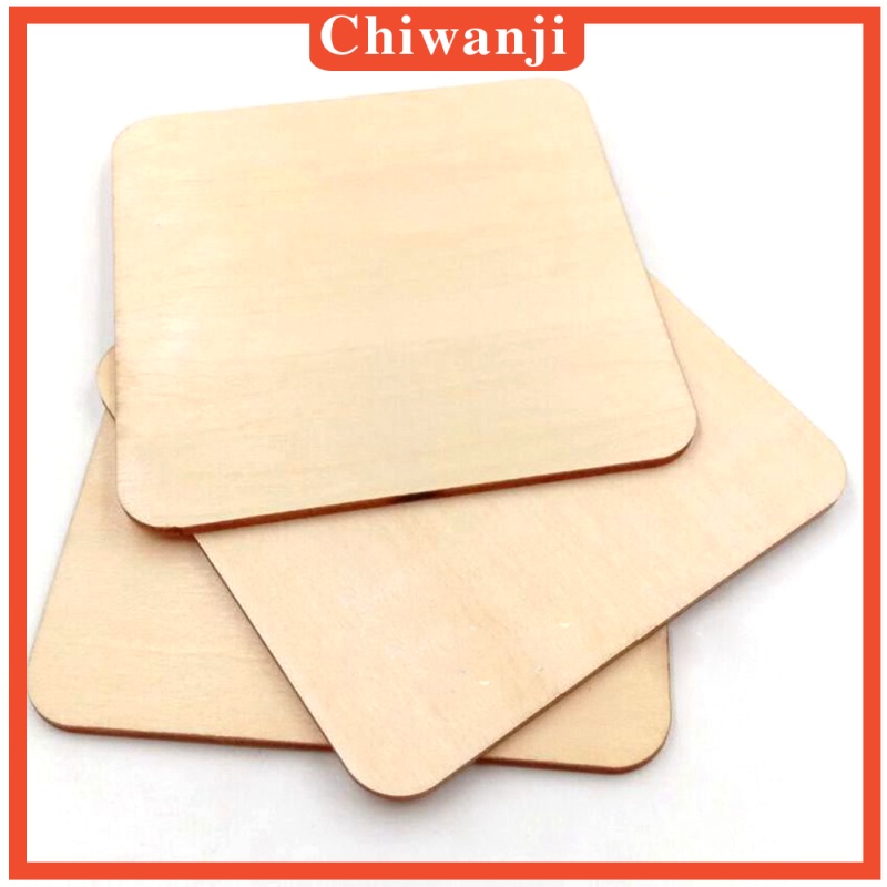 Bộ 100 Miếng Gỗ Vuông Cắt Gạch Lát Blesiya