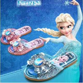 Giày sandal in hình công chúa Elsa thời trang mùa hè cho bé gái 26-36 tuổi