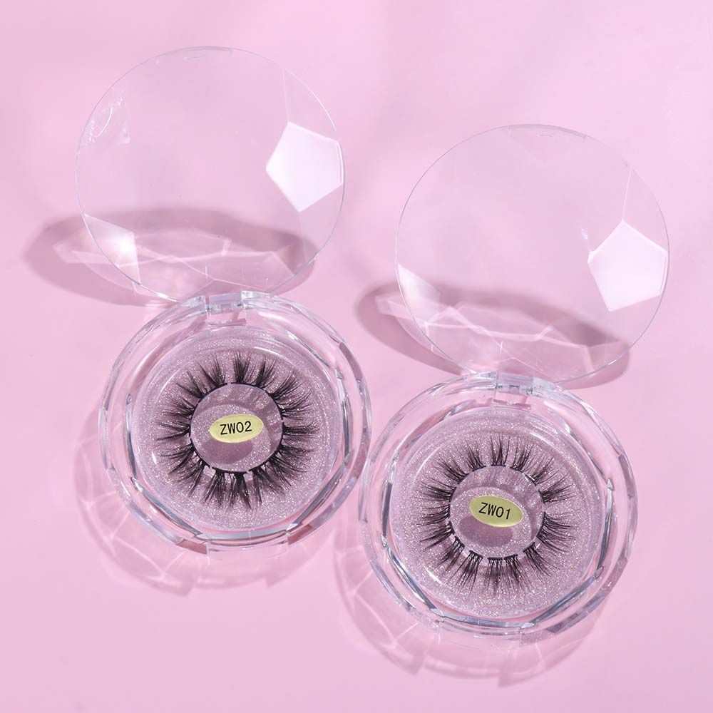 [Hàng mới về] Hộp 8 / 10 / 12 / 16 cụm lông mi giả 3D tự nhiên dùng nối mi tại nhà tiện dụng