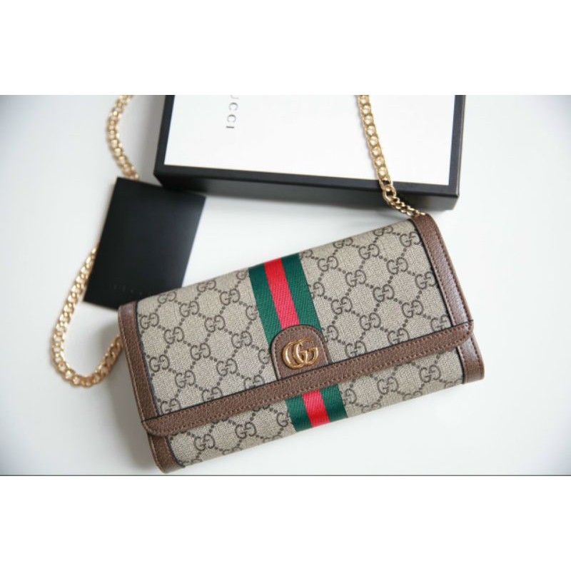 [ HÀNG MỚI VỀ ] Ví cầm tay Gucci Ophidia