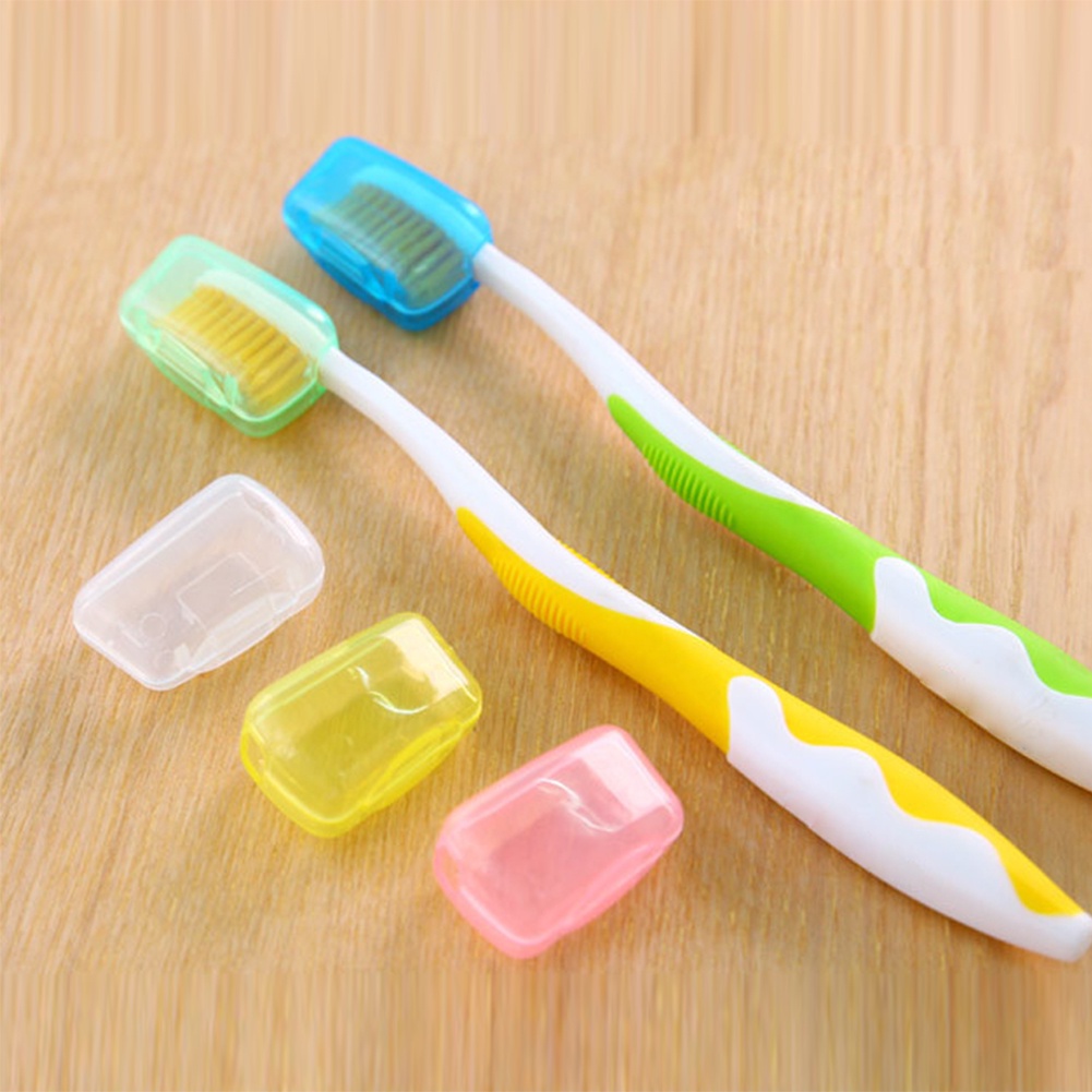 Bộ 5 Vỏ Bọc Đầu Bàn Chải Đánh Răng Cho Du Lịch/Cắm Trại/Dã Ngoại