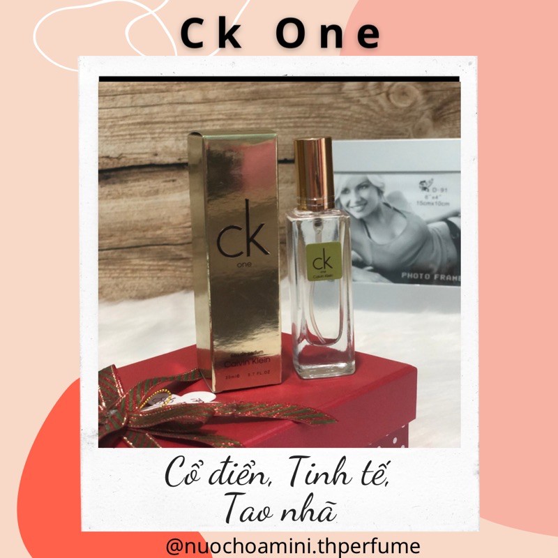 Nước Hoa Mini CK One (Nam & Nữ) 20ml_ Mẫu 5D