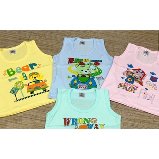 [THUN COTTON] Áo ba lỗ màu MINAS (3-24kg)
