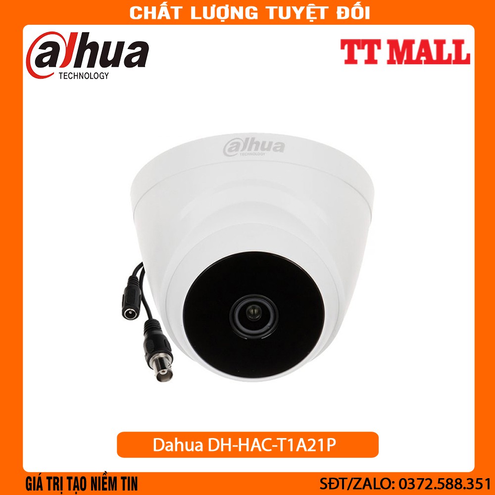 CAMERA HDCVI COOPER 2MP DAHUA HAC-T1A21P (Tem DSS)