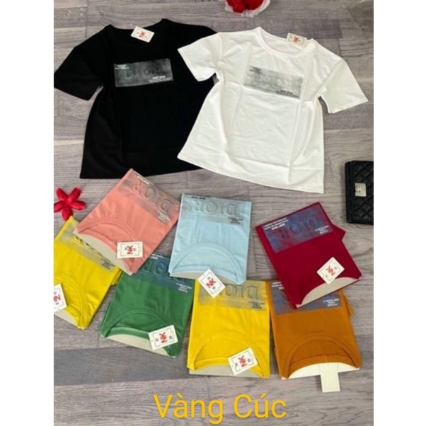 Áo thun nữ cổ tròn chất vải cotton 100% thoải mái thoáng mát (size 47-65kg)