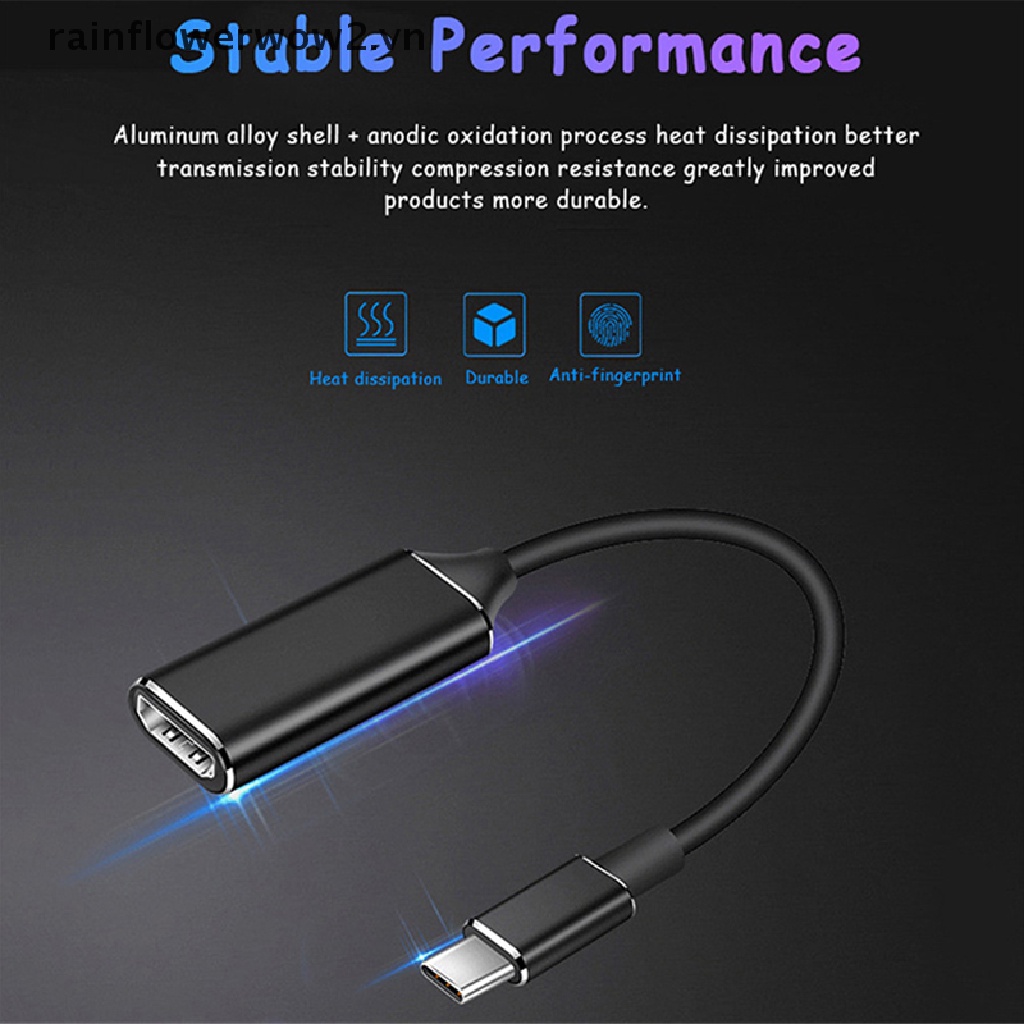 Cáp Chuyển Đổi Type C Sang HDMI 3.1 30Hz HD 4K Chuyên Dụng Chất Lượng Cao