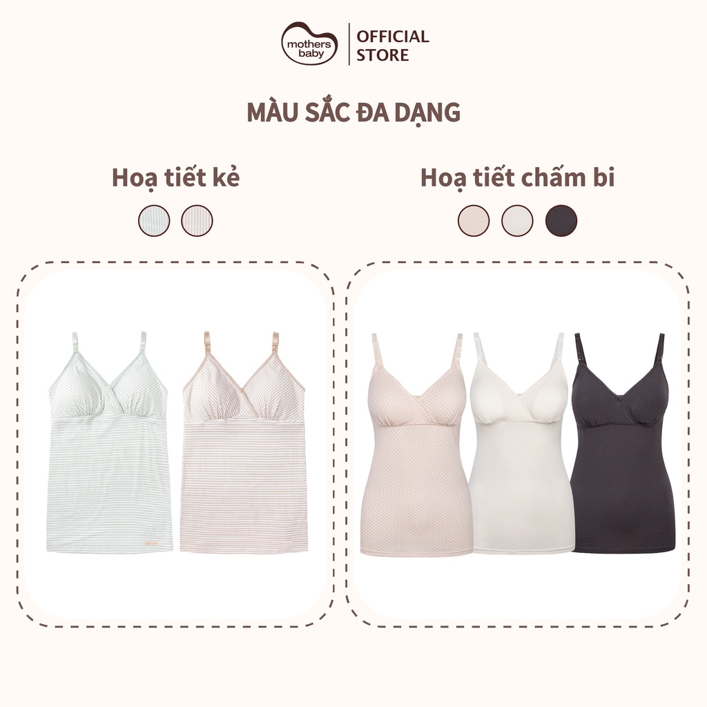 Áo Ngủ Bầu Sau Sinh Chất Liệu Tencel, Thiết Kế Khuy Mở Cho Bé Tuti Thương Hiệu Mothesbaby Hàn Quốc