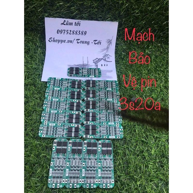 Mạch bảo vệ pin 3s20a