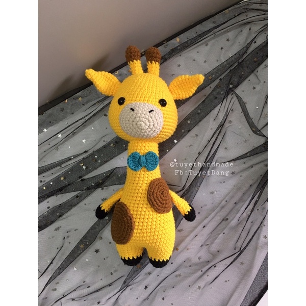 THÚ LEN HANDMADE - Hươu cao cổ, Lừa móc len siêu xinh