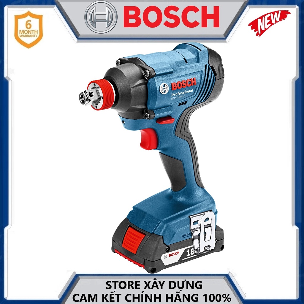 MÁY SIẾT BU LÔNG DÙNG PIN 18V (180 NM) BOSCH GDX 180-LI-HÀNG CHÍNH HÃNG