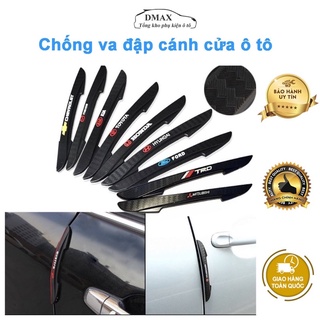 Bộ nẹp chống va đập cánh cửa ô tô, 4 miếng dán chômgs va đập cánh cửa ô tô