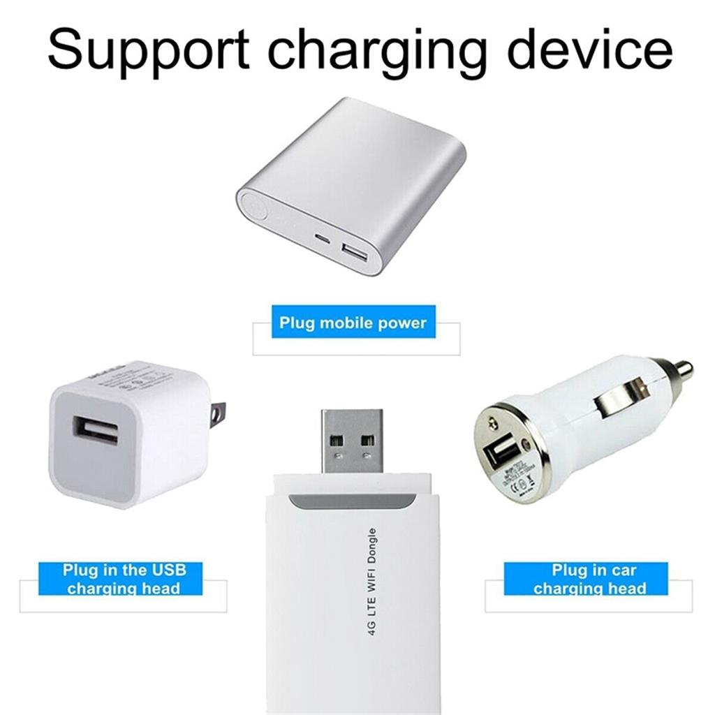 Usb Phát Sóng WIFI 4g Lte 150Mbps Hỗ Trợ Thẻ Nhớ Tiện Lợi