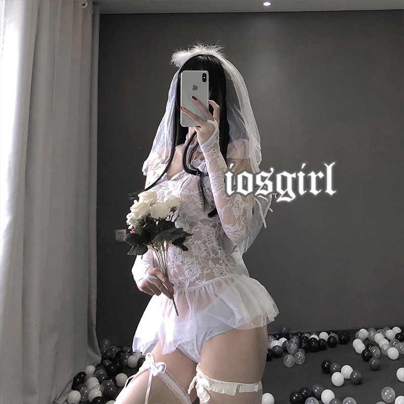 Cosplay sexy cô dâu , costume bride sexy C027 | BigBuy360 - bigbuy360.vn