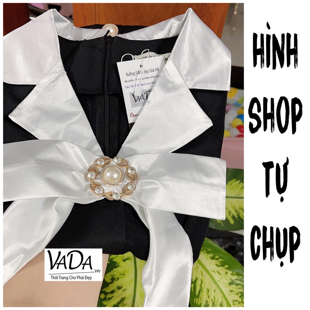 Đầm nữ dự tiệc cưới váy công sở hàng thiết kế dáng A cao cấp - Thời Trang VADA