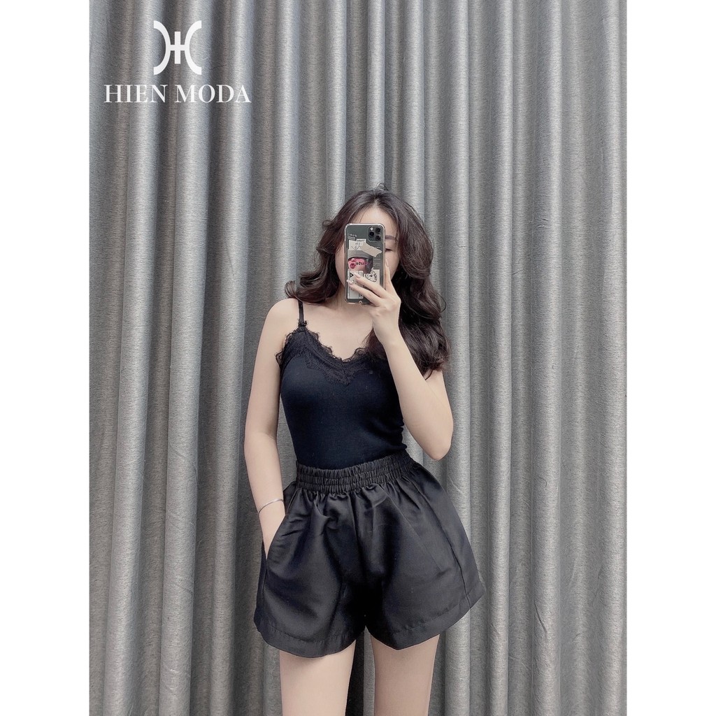 Quần short nữ đẹp ống rộng cạp chun , quần đùi nữ phồng cạp cao | BigBuy360 - bigbuy360.vn