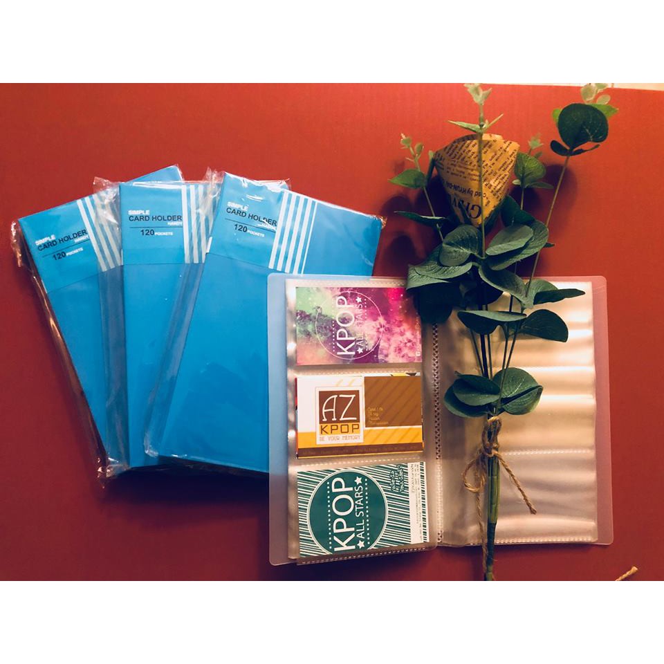 SỔ CARD SIZE A5 ĐỰNG 120 TẤM NHIỀU MÀU