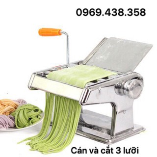 MÁY CÁN VÀ CẮT MÌ 3 DAO