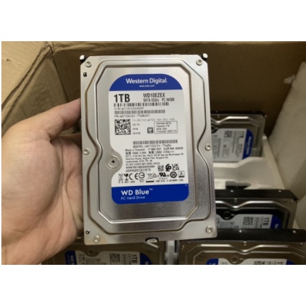 Ổ Cứng HDD WD Blue 1TB 3.5" (WD10EZEX)- SATA 3 - 7200RPM - CACHE 64MB