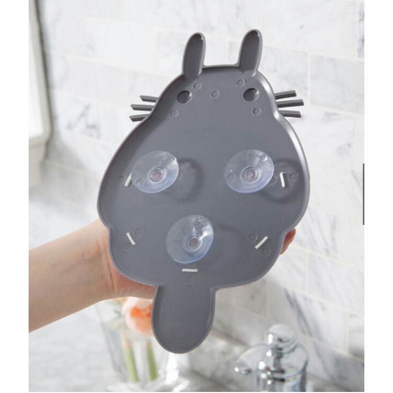 Kệ nhựa gắn tường đựng bàn chải đánh răng hình mèo Totoro dễ thương - giao màu ngẫu nhiên - GD931