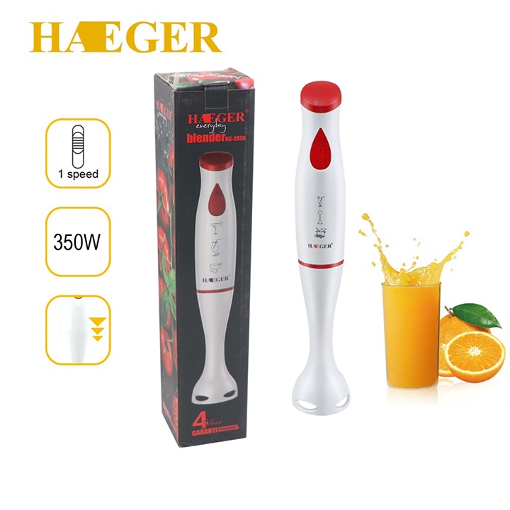 Máy xay sinh tố cầm tay HAEGER HG-285 Chính hãng [BH 12 Tháng]