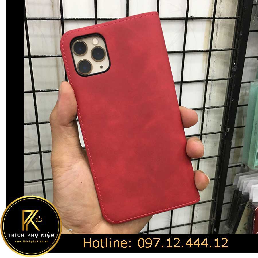 Bao Da Có Túi iPhone 11/ iPhone 11 Pro/ iPhone 11 Pro Max - Hàng Xịn