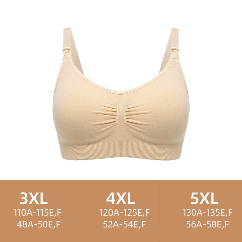 Áo ngực không đường may size ngoại cỡ dành cho phụ nữ mang thai