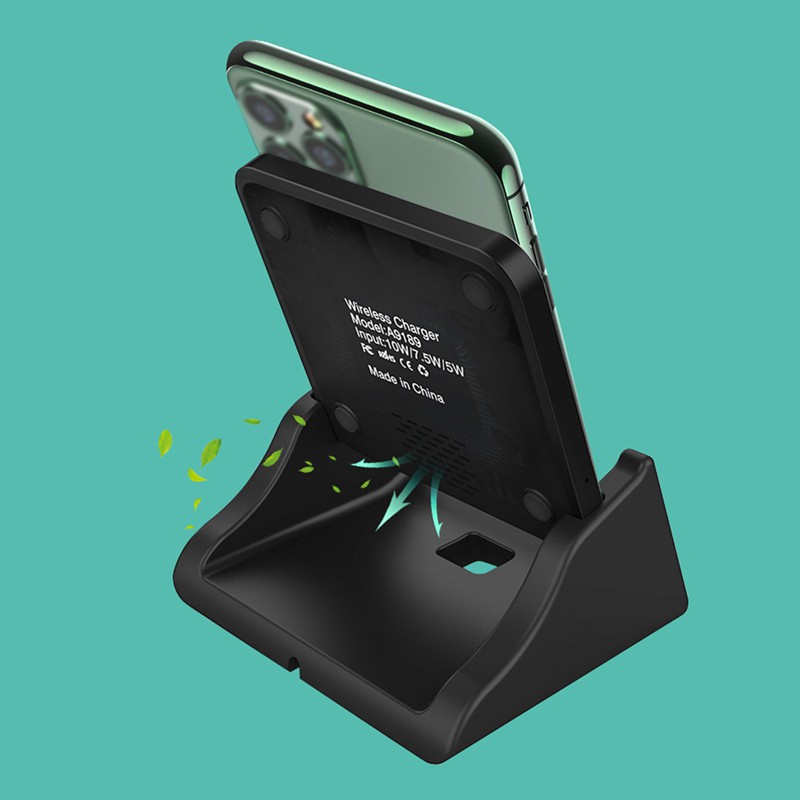 Qi Wireless Charger Stand Qi Fast Charge for iPhone 11 Pro Samsung