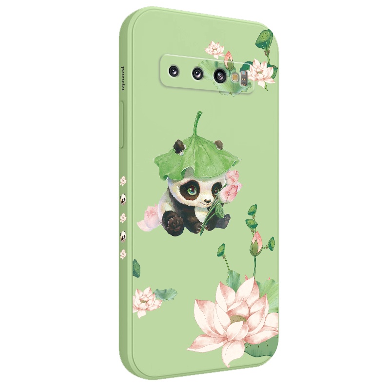 Ốp Điện Thoại Mềm Hình Gấu Trúc Sáng Tạo Cho Samsung Galaxy S10 S10E Plus S9 Plus