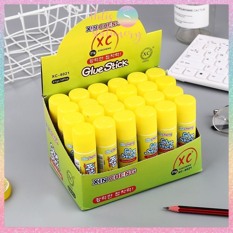 [HOTIS] Hồ khô dán giấy Glue Stick độ dính cao, tiện lợi - Chai lớn tiết kiệm hơn