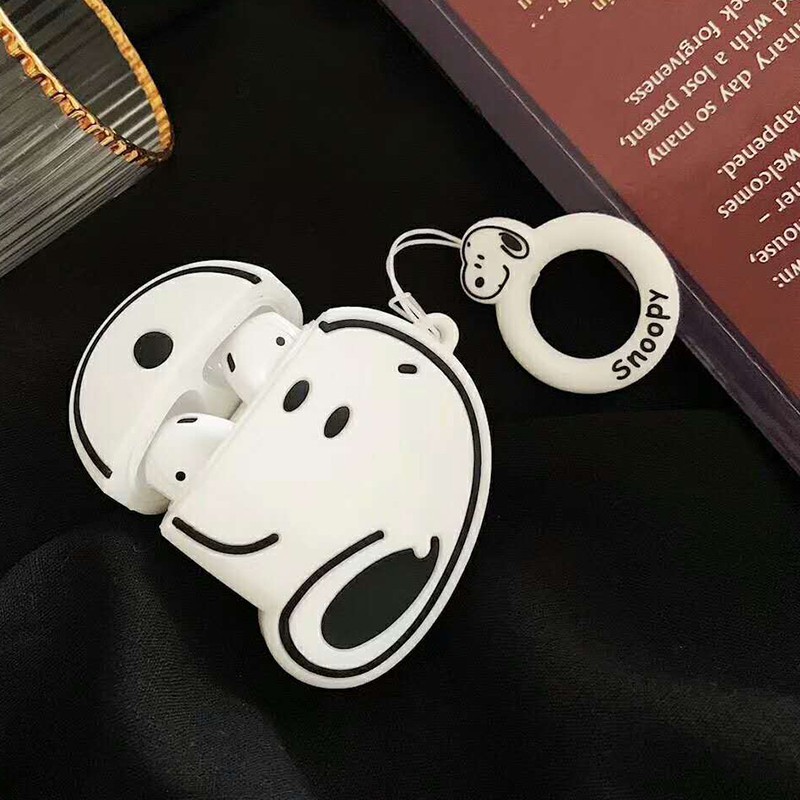 Snoopy/Charlie silicone case Apple Airpods 1 2 soft protection cover