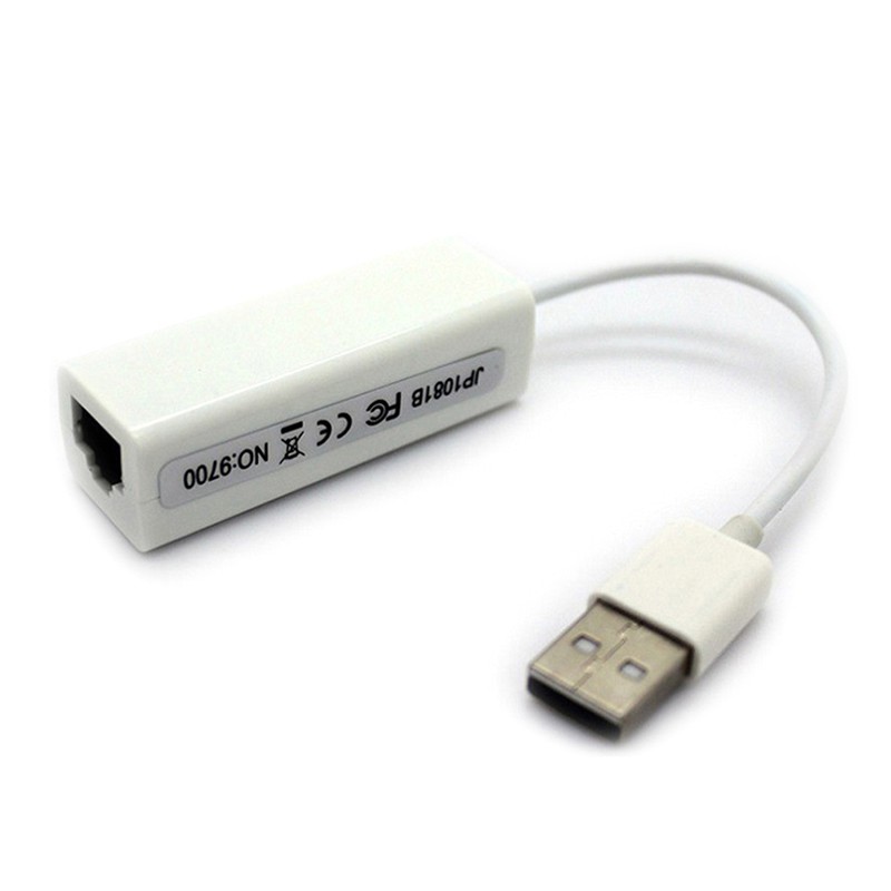 (3C & Bi) Giắc Chuyển Đổi Usb2.0 Usb Sang Ethernet 10 / 100 Mbps Rj45