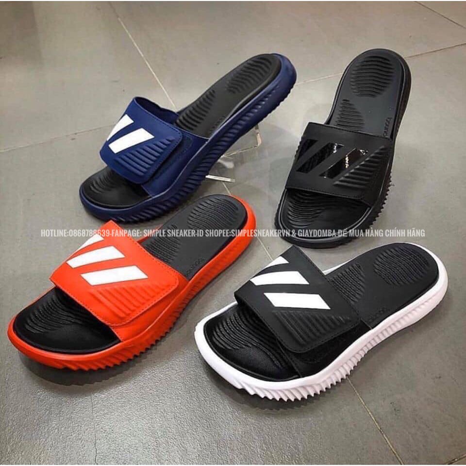 Dép Adidas Chính Hãng 🔴FREESHIP🔴 Giảm 50k Khi Nhập Mã [ADIDASREAL] Dép Adidas Alphabounce Slide Nam Chuẩn Auth Fullbox