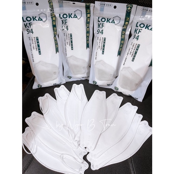 Khẩu Trang KF94 LOKA Mask  4D Kháng Khuẩn Chính Hãng