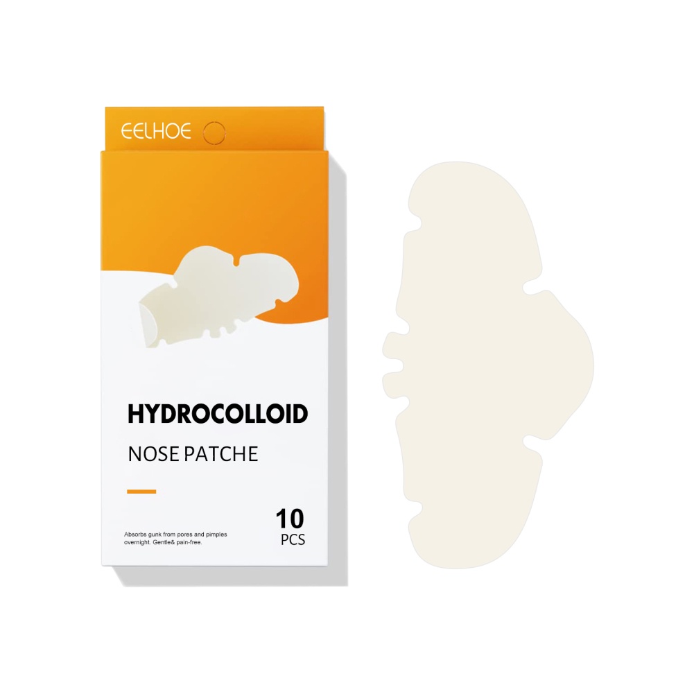 Miếng Dán EELHOE Miếng Dán Hydrocolloid Mũi Cho Lỗ Chân Lông Mũi Mụn Nhọt Và Miếng Dán Lỗ Chân Lông Dầu Qua Đêm Để Hấp Thụ Mụn Mũi Gunk Mặt Nạ Mũi (10 Số)-Ampere