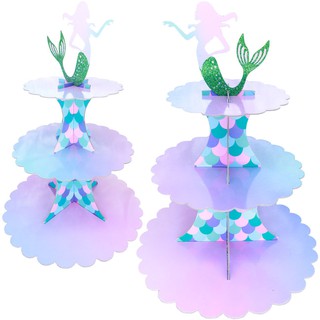 Little Mermaid Cupcake Stand for Party Decoration