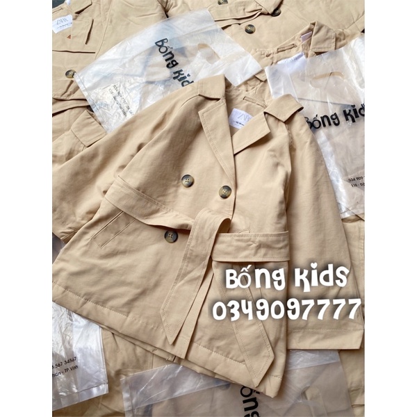 Áo TrenchCoat Bé Trai &amp; Bé Gái Be Nude ZR