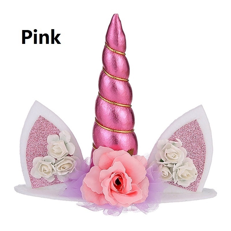 Đồ Trang Trí Bánh Kem Sinh Nhật Hình Kỳ Lân Đáng Yêu