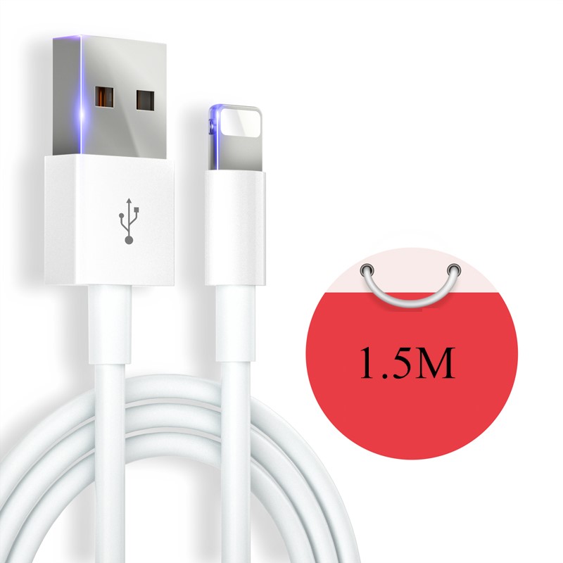 Dây Cáp Sạc Nhanh Có Đèn Led Thông Minh Chất Lượng Cao Cho IP/Type-C/Micro