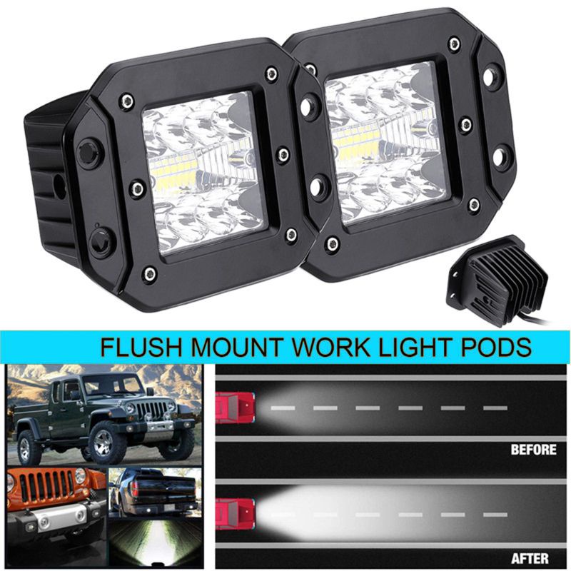 Thanh Đèn LED Trợ Sáng Chống Sương Mù 5 Inch 48W Dành Cho Ô Tô Xe Tải