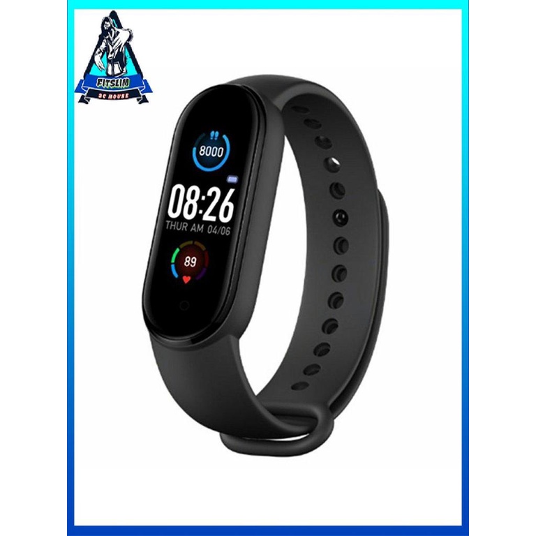 Vòng đeo tay thông minh M5 Tập thể dục Máy đo nhịp tim Màn hình Đồng hồ theo dõi [6/4]