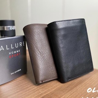 Ví da bò thật, ví nam nữ đứng da bò Nappan nhập khẩu L19 - fullbox
