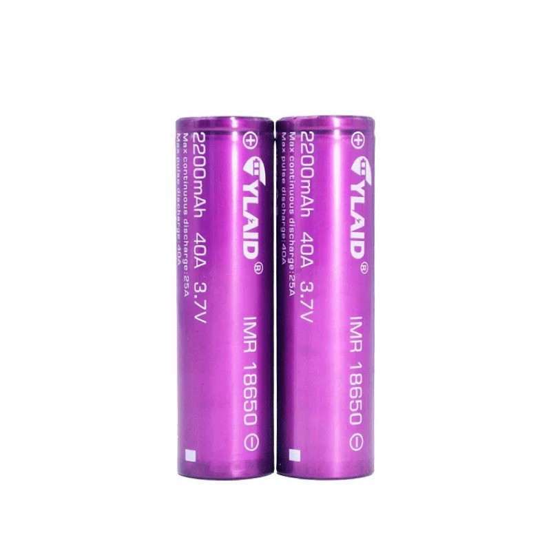 Pin sạc Cylaid Tím 18650 2200mah Xả 40A. Có QR code chính hãng(1 viên)