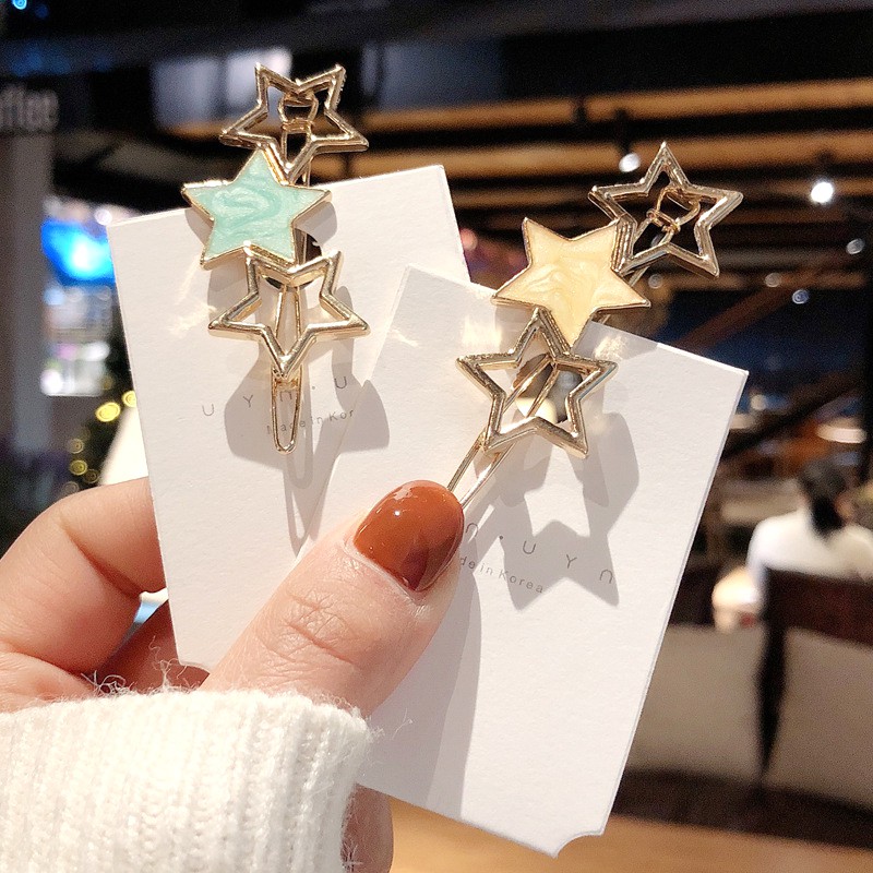 K20 Kẹp tóc ngôi sao xinh xắn 6cm