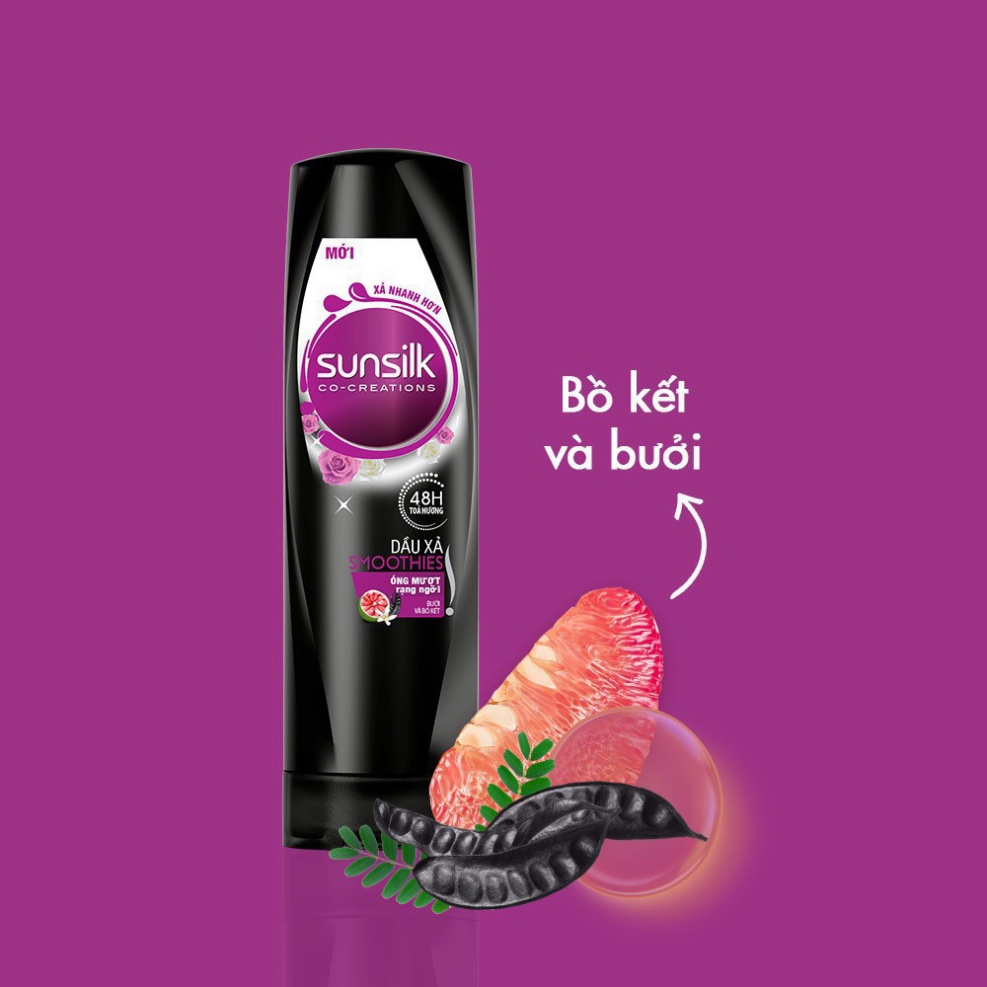 Dầu xả Sunsilk bồ kết mềm mượt, tỏa hương 140g