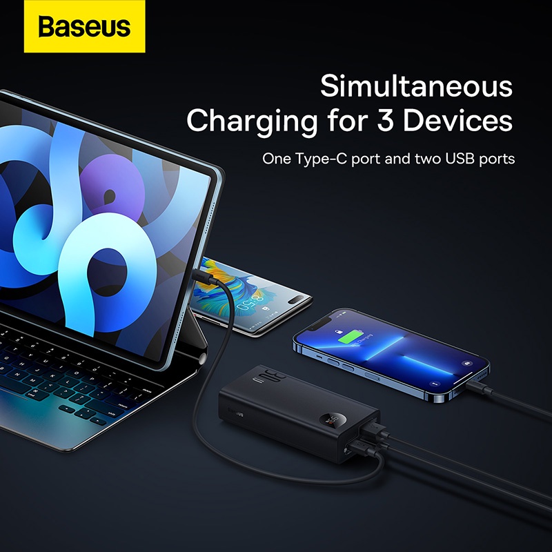 Pin Sạc Dự Phòng   Sạc Nhanh Baseus Adaman2 Digital Display Fast Charge Power Bank 10000mAh 30W