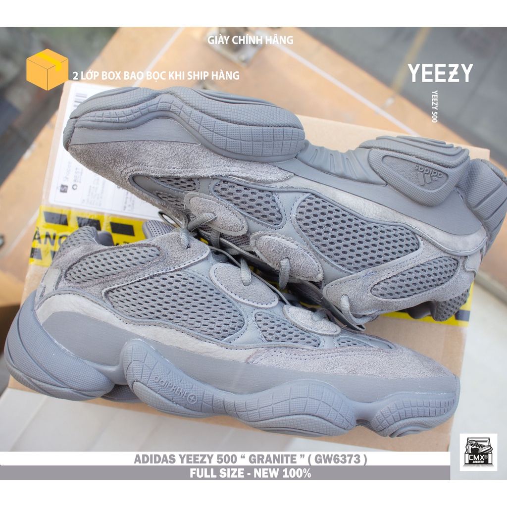 [ HÀNG CHÍNH HÃNG ] GIày Adidas Yeezy 500 Granite ( GW6373 ) - REAL AUTHENTIC 100%